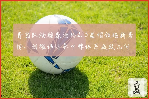 青岛队杨瀚森场均2.5盖帽领跑新秀榜，刘维伟培养中锋体系成效几何？
